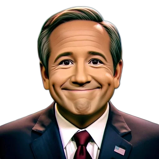 face, cartoon, photorealistic, man transparent PNG cut-out