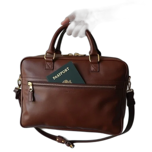 staff, traveler, bag, has transparent PNG cut-out