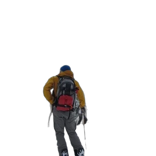 jacket, staff, hat, robot transparent PNG cut-out