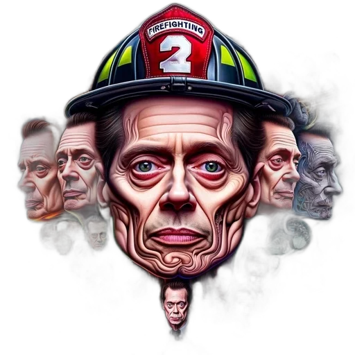 face, mask, concept art, comic book art transparent PNG cut-out
