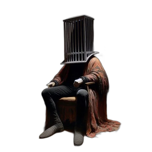 furniture, robot, mask, hat transparent PNG cut-out