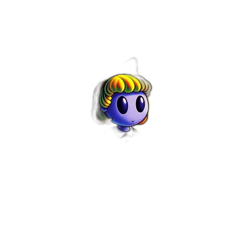 staff, crown, hair, robot transparent PNG cut-out