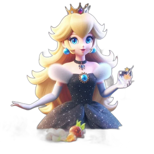 crown, dress, staff, weapon transparent PNG cut-out