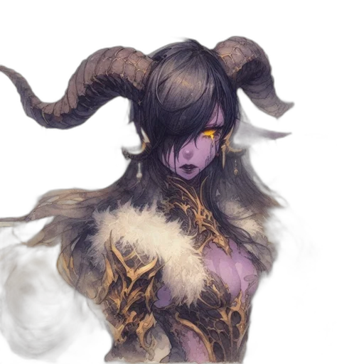 dragon, mask, hair, fantasy art transparent PNG cut-out