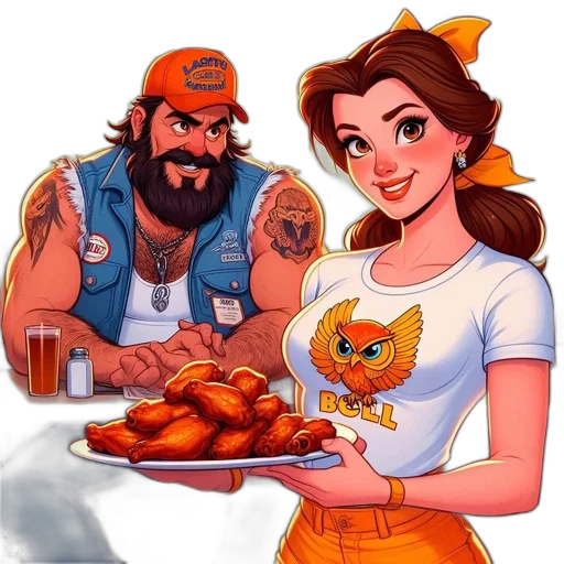 food, cartoon, comic book art, concept art transparent PNG cut-out