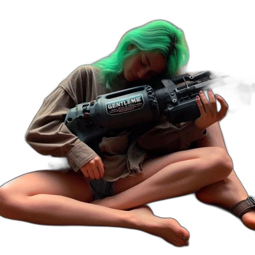weapon, robot, creature, jacket transparent PNG cut-out