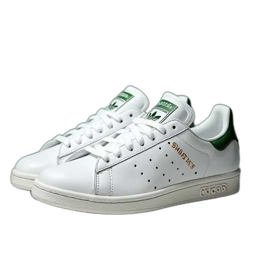 shoes, photorealistic, green, white transparent PNG cut-out