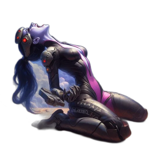 robot, creature, weapon, mask transparent PNG cut-out