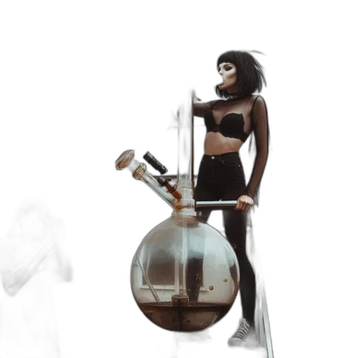 robot, weapon, mask, concept art transparent PNG cut-out