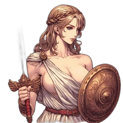 sword, weapon, staff, fantasy art transparent PNG cut-out