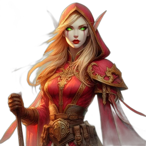 staff, fantasy art, concept art, comic book art transparent PNG cut-out