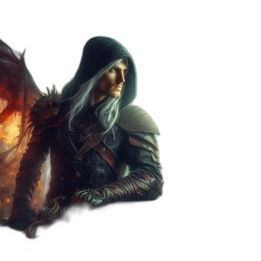 dragon, sword, weapon, creature transparent PNG cut-out