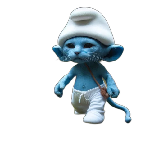 staff, hat, creature, animal transparent PNG cut-out