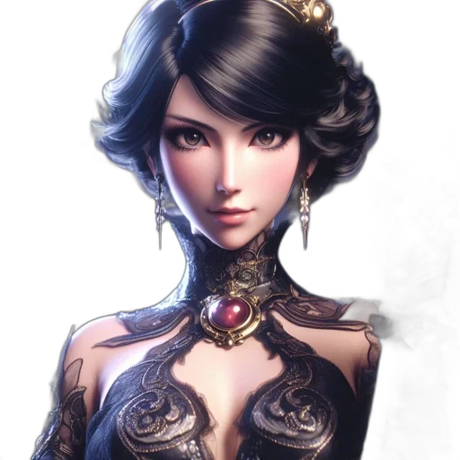 crown, dress, jewelry, staff transparent PNG cut-out