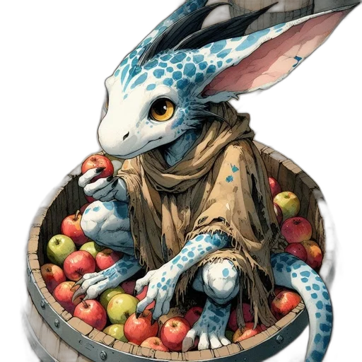dragon, creature, food, animal transparent PNG cut-out