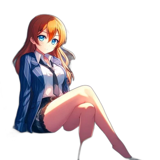 dress, jacket, staff, weapon transparent PNG cut-out
