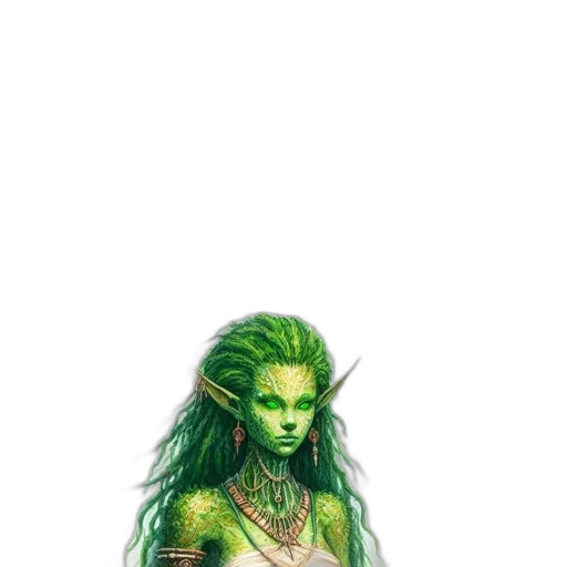 dragon, staff, creature, hair transparent PNG cut-out