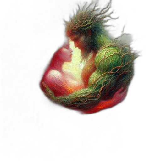 dragon, hair, creature, crown transparent PNG cut-out