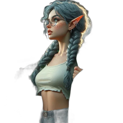 staff, jewelry, dragon, fantasy art transparent PNG cut-out
