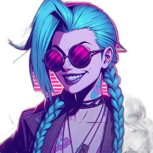 jacket, cyberpunk, vaporwave, comic book art transparent PNG cut-out