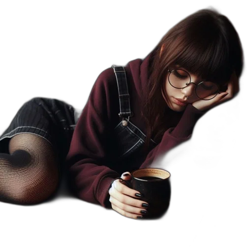 hair, staff, food, face transparent PNG cut-out
