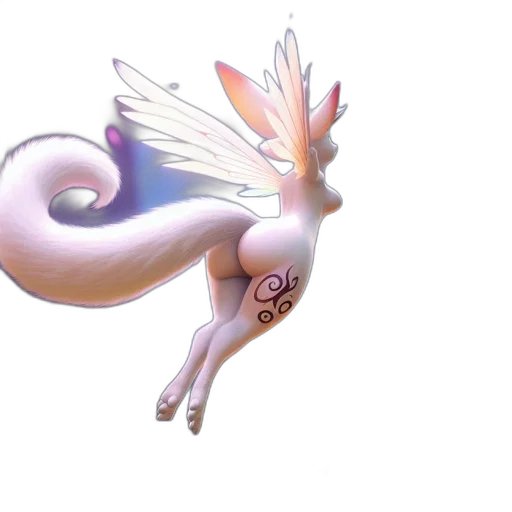 dragon, animal, creature, staff transparent PNG cut-out