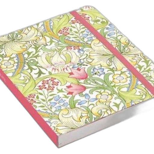 pastel, colorful, notebook, floral transparent PNG cut-out