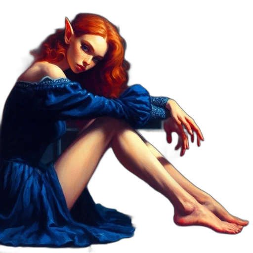 dress, fantasy art, concept art, photorealistic transparent PNG cut-out