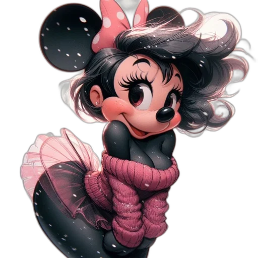 creature, hair, mask, flower transparent PNG cut-out
