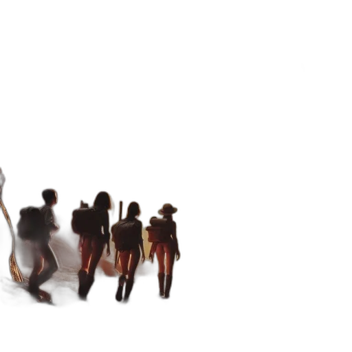 staff, 3d render, concept art, outer space transparent PNG cut-out