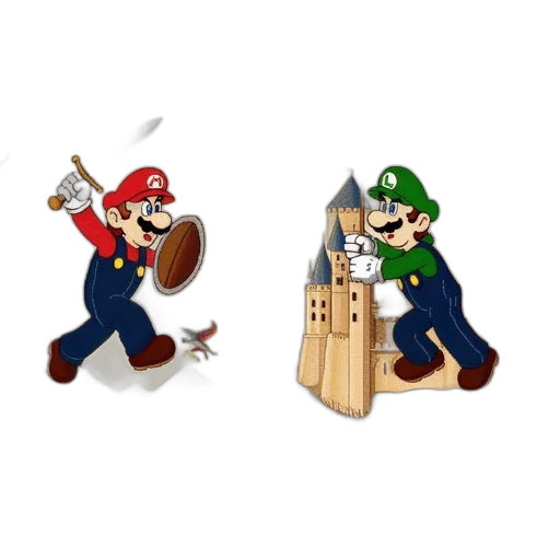 pixel art, concept art, 3d render, fantasy art transparent PNG cut-out
