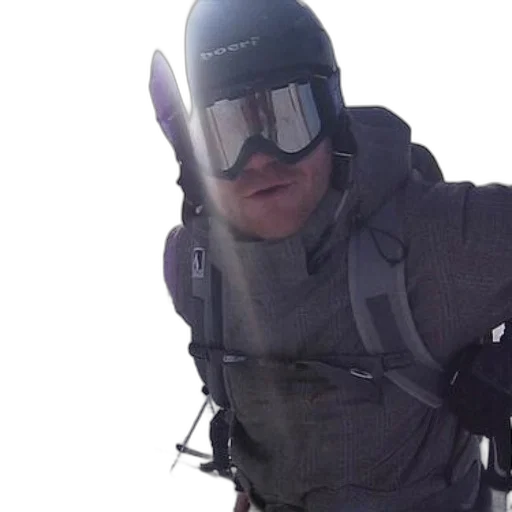 staff, skier, wearing, helmet transparent PNG cut-out
