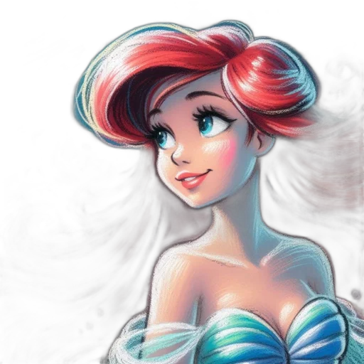 crown, dress, watercolor, fantasy art transparent PNG cut-out
