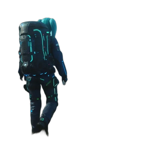 jacket, robot, creature, mask transparent PNG cut-out