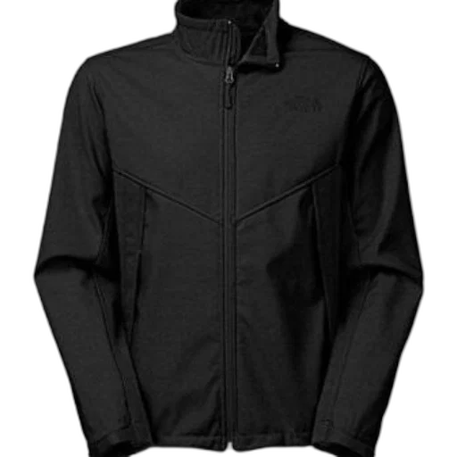 jacket, monochrome, dark, black transparent PNG cut-out