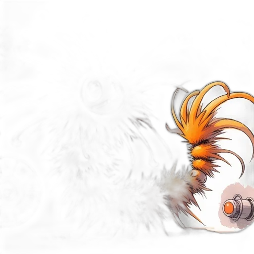 hair, creature, animal, dragon transparent PNG cut-out