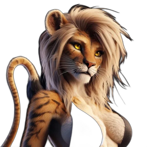 animal, fantasy art, concept art, photorealistic transparent PNG cut-out