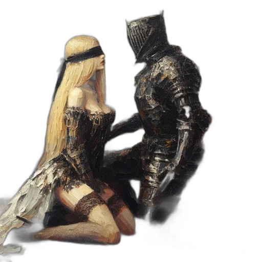 dress, sword, mask, weapon transparent PNG cut-out