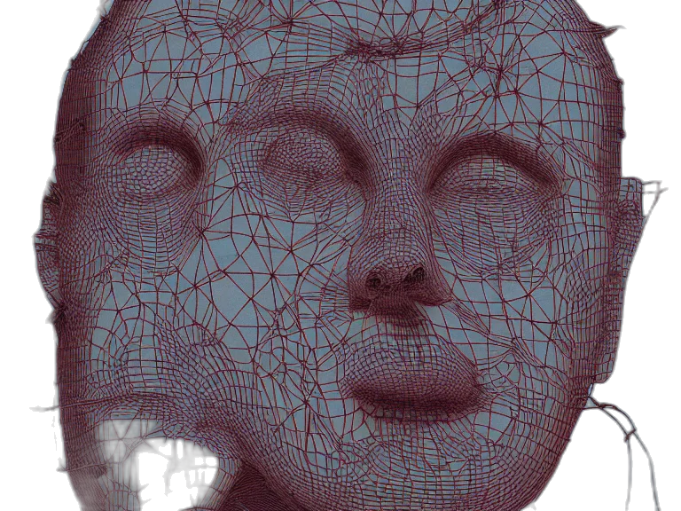 face, mask, crown, robot transparent PNG cut-out