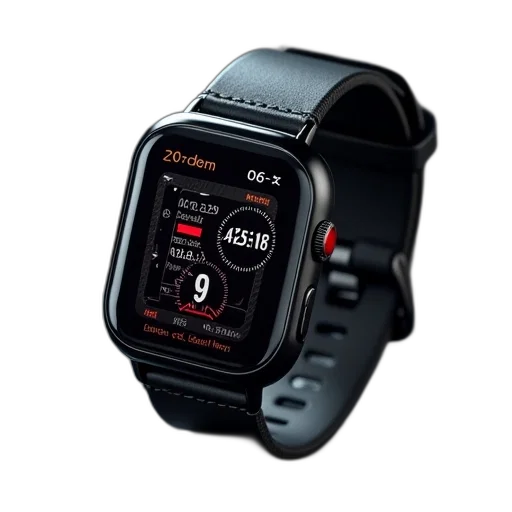 waterproof, smart, wrist, watch transparent PNG cut-out