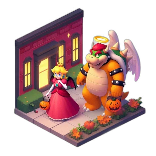 dragon, pixel art, concept art, 3d render transparent PNG cut-out