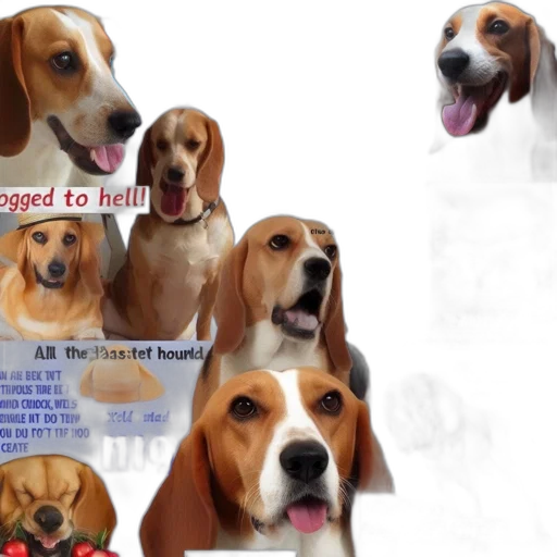 animal, photorealistic, series, comical transparent PNG cut-out