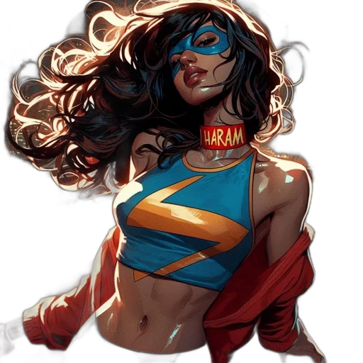 comic book art, concept art, fantasy art, confident transparent PNG cut-out