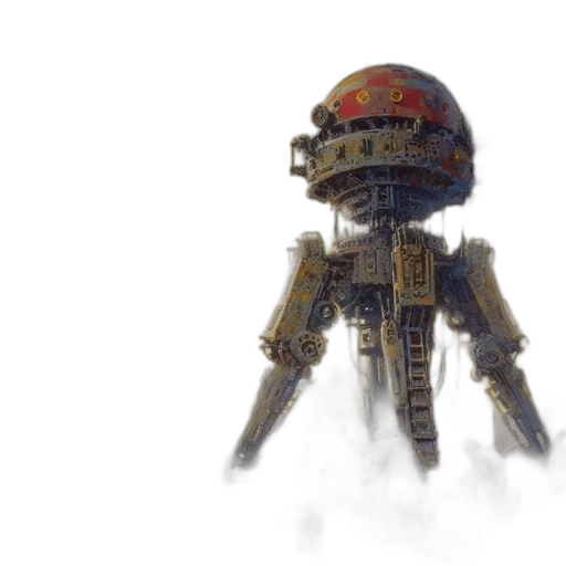 robot, weapon, creature, mask transparent PNG cut-out