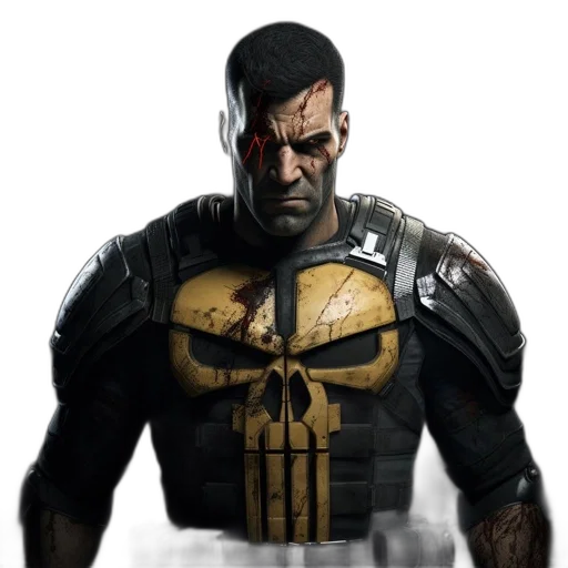 weapon, face, concept art, comic book art transparent PNG cut-out