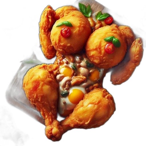food, photorealistic, 3d render, concept art transparent PNG cut-out