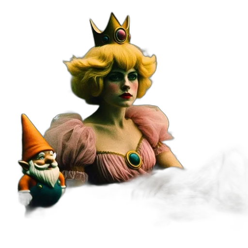 crown, hat, staff, mask transparent PNG cut-out
