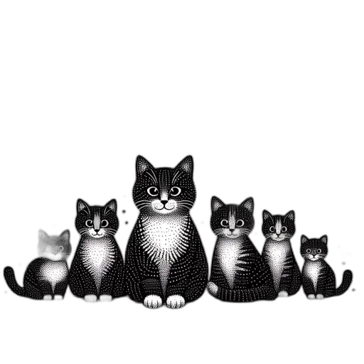 animal, staff, pixel art, pencil sketch transparent PNG cut-out
