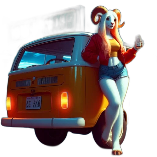 car, animal, concept art, 3d render transparent PNG cut-out
