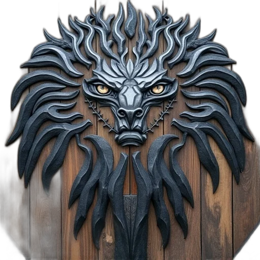 dragon, crown, mask, face transparent PNG cut-out